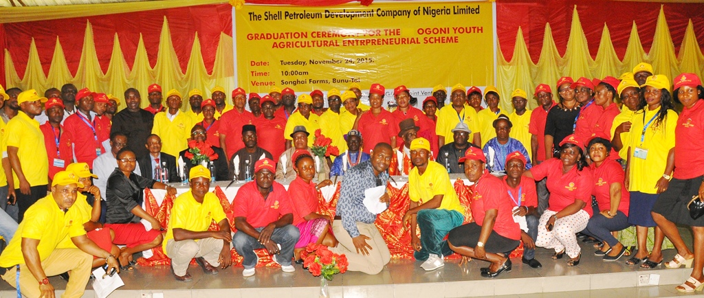 CSR: Ogoni youths graduate from Shell-sponsored training for farmers