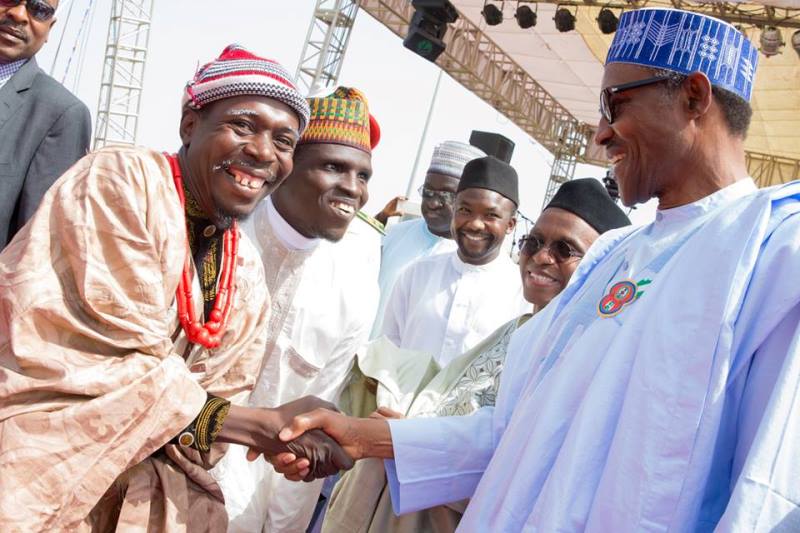 Buhari thanks musicians for their contributions to APC’s victory at 2015 polls