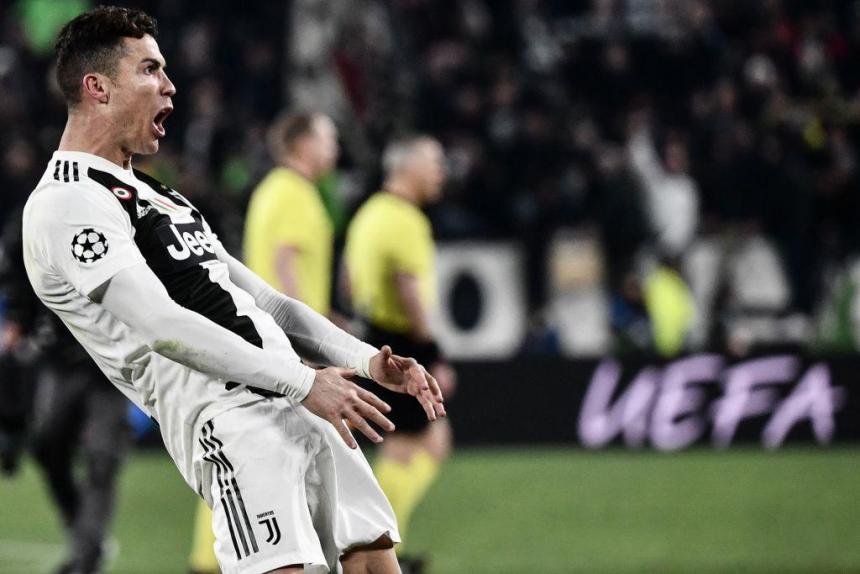 Ronaldo hat-trick helps Juventus into UEFA Champions League quarter-finals