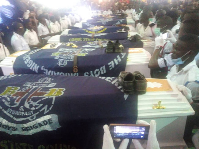 Tears, wailing as victims of Gombe Easter killing laid to rest