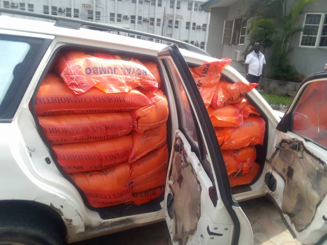 Customs intercepts rice, other goods worth N47m