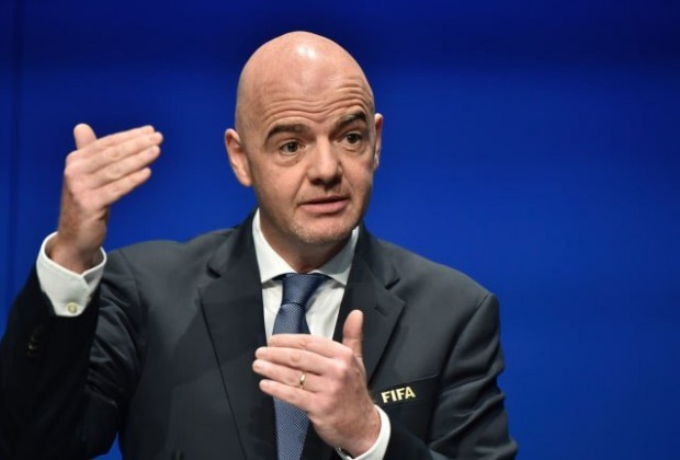 Infantino re-elected unopposed as FIFA president