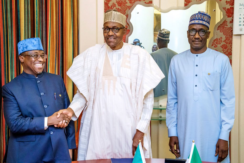 NNPC: Buhari bids farewell to Baru, meets new GMD, Kyari