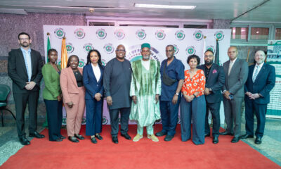 During a courtesy visit to the minister on Wednesday, Hon. Minister of Foreign Affairs, Ambassador Yusuf Maitama Tuggar flanked by members of the U.S. President's Advisory Council on African Diaspora Engagement (PAC-ADE)