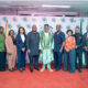 During a courtesy visit to the minister on Wednesday, Hon. Minister of Foreign Affairs, Ambassador Yusuf Maitama Tuggar flanked by members of the U.S. President's Advisory Council on African Diaspora Engagement (PAC-ADE)