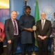 From left is Mrs. Margaret Itohan Aziba, Registrar- Augustine University, Ilara; Prof. Gerard Chouin, College of William and Mary, Virginia; Director General, Olugbile Holloway, NCMM; DCM David Greene; Mrs Nwogbo Anuli Nkemdilim, Director, Archeology & Ethnography, NCMM