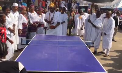 Ooni challenges Osun, Oyo Govs to ping-pong duel at Kegites elders tournament